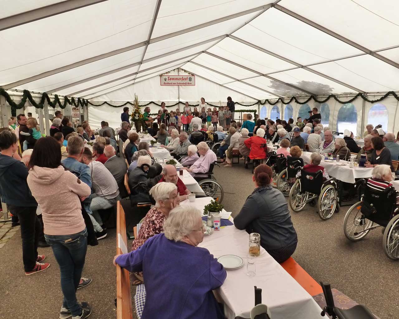 Bild: Sommerfest am Burkhard-von-Seckendorff-Heim 2018 - Stadt Gunzenhausen